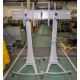2x Unicol mobile TV/monitor silver stands with 1 adjustable shelf - W 884 x D 660 x H 1890mm - Image 1 of 14