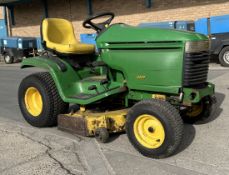 John Deere LX289 twin touch automatic ride-on lawn mower tractor - 1891 hours used - see description