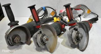 3x Metabo W22-180 MVT 110V 7