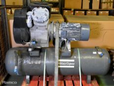 Atlas Copco LT20 oil-lubricated two-stage piston compressor - W 650 x D 1700 x H 1200mm