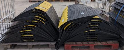 30x Spark disability cable / hose protector humps (over two pallets) - W 1270 x D 960 x H 50mm