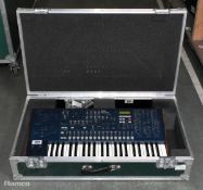 Korg MS2000 synthesizer with 5 star flight case - W 740 x D 340 x H 130mm
