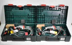 2x Metabo UHEV 2860-2 SDS hammer drill up to 28mm