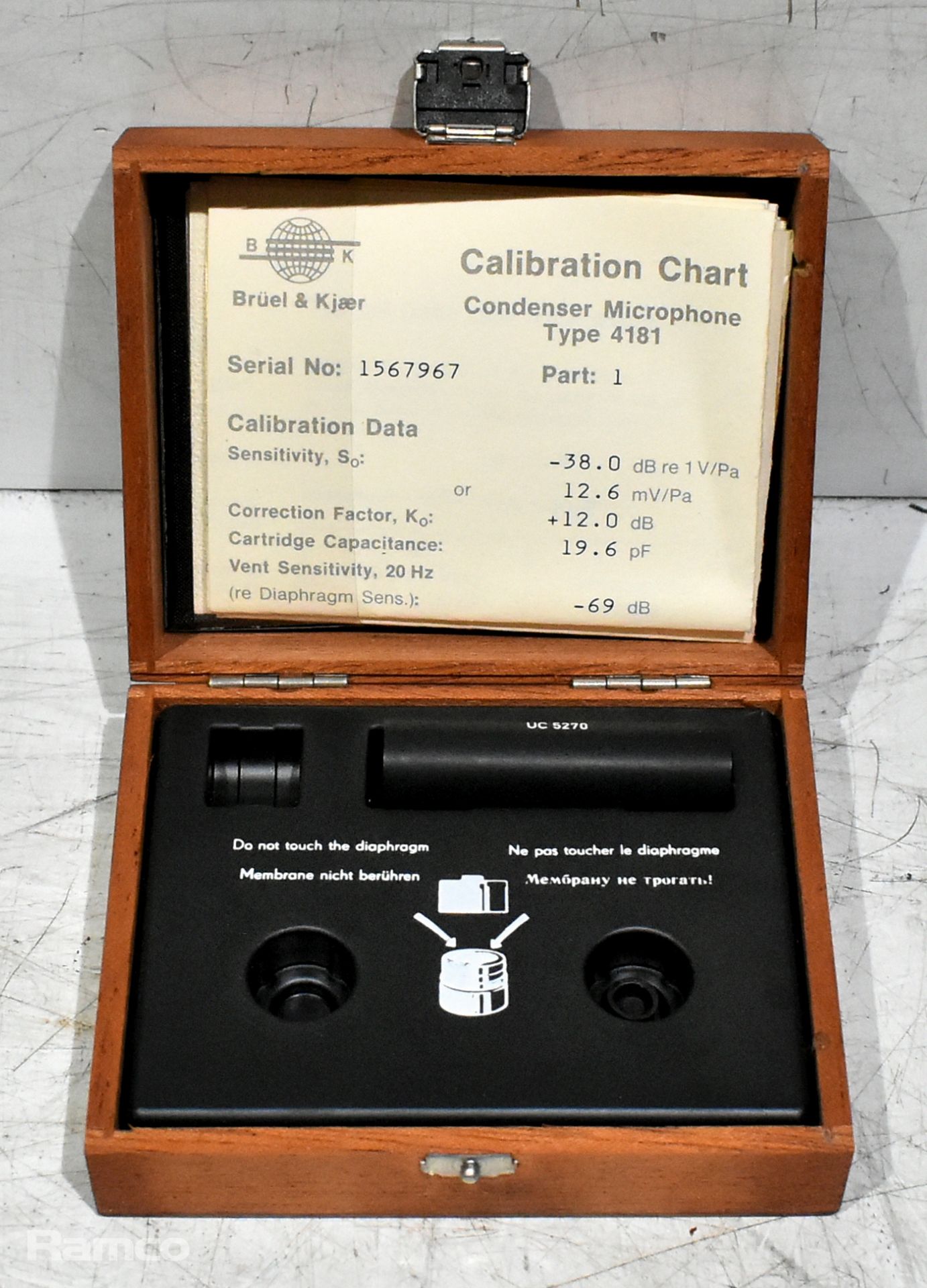 Bruel & Kjaer Type 3520 sound intensity probe in fitted case with accessories - Image 6 of 10