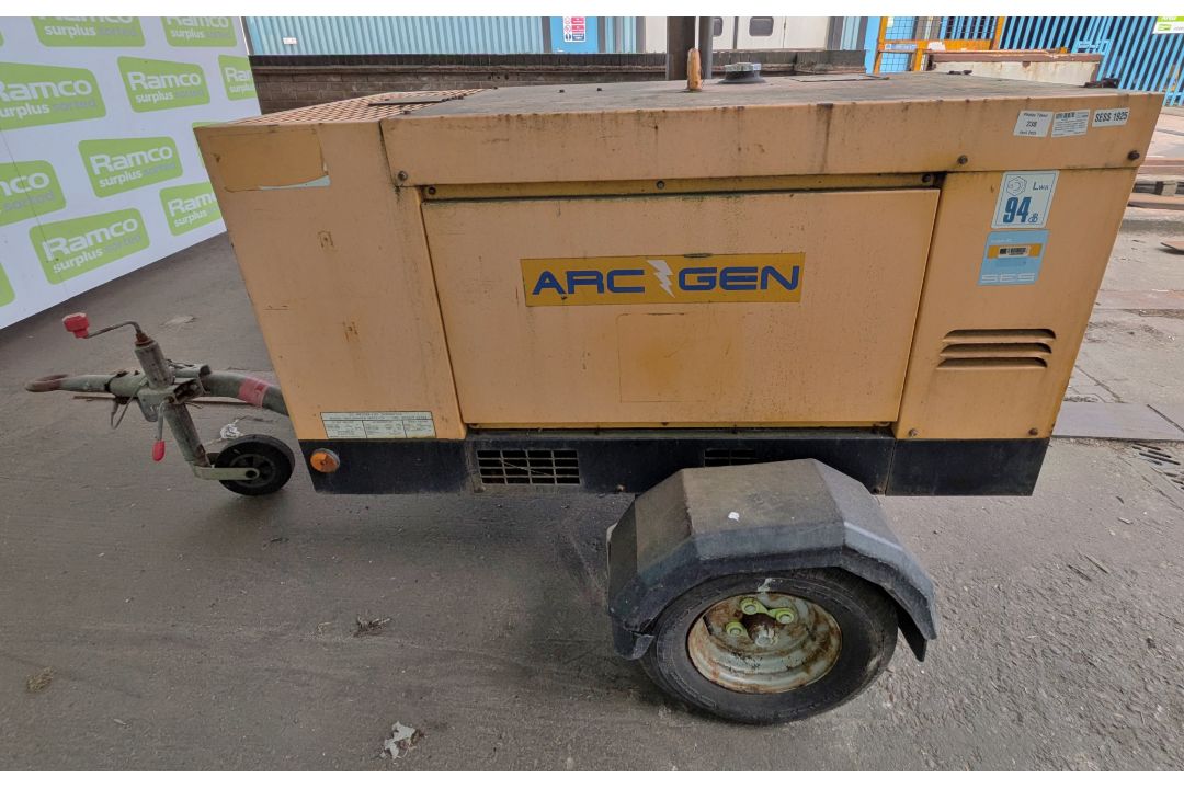 ArcGen Weldmaker 400CC-CV trailer-mounted diesel welder generator - Image 1 of 19