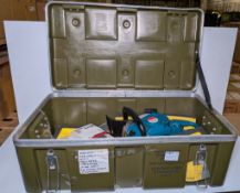 Makita DCS5000 professional 50cc petrol chainsaw in carry case - BARE UNIT ONLY