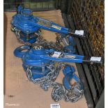 Hackett PLH-0300 1.5m 3T pull lift & Tiger PLH-0300 1.5m 3T pull lift