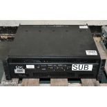 QSC rmx 5050 dual monaural supply amplifier unit - W 480 x D 405 x H 140mm