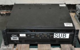 QSC rmx 5050 dual monaural supply amplifier unit - W 480 x D 405 x H 140mm