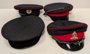 50x British Forces caps - various divisions - mixed sizes