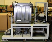 Hyden Analytical PVS 122 mobile NVR degassing system unit - W 2000 x D 880 x H 1720mm