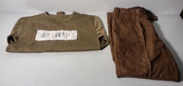 Various types of ex-military clothing - 168kg - may require repair or be as spares