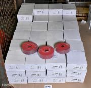 80x boxes of Roebuck 886418 ceramic abrasive discs - 80 grit - 125x22mm - 25 per box