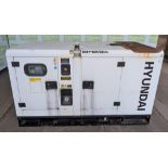 Hyundai DHY18KSEm 230V single-phase 16kW/17.6kW diesel generator - Product date: 11/2019