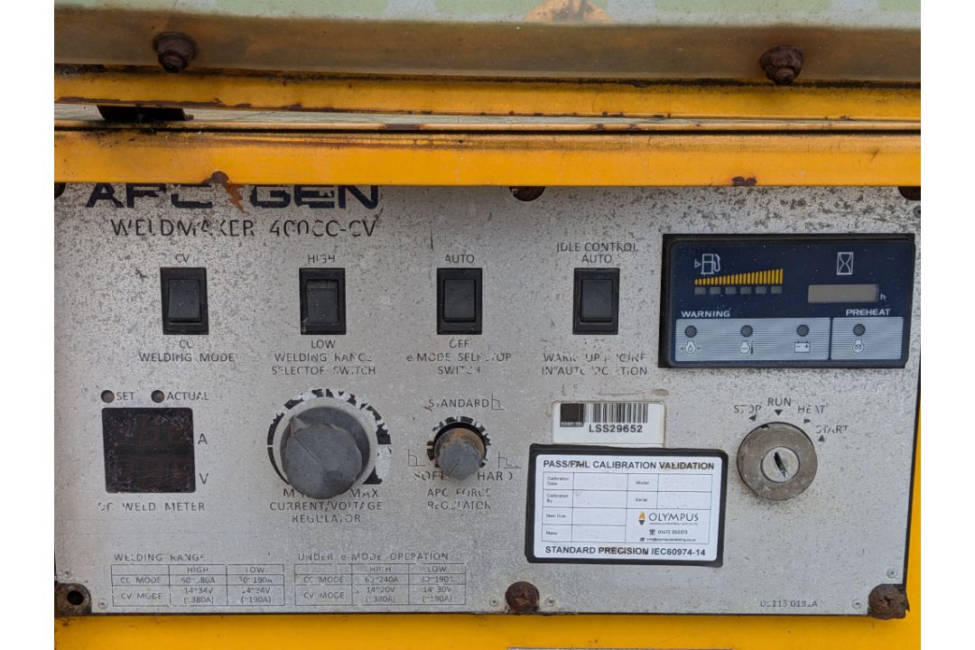 ArcGen Weldmaker 400CC-CV trailer-mounted diesel welder generator - Image 9 of 19