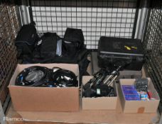 Audio/visual mixed accessories and mixed carry cases - full details in the description