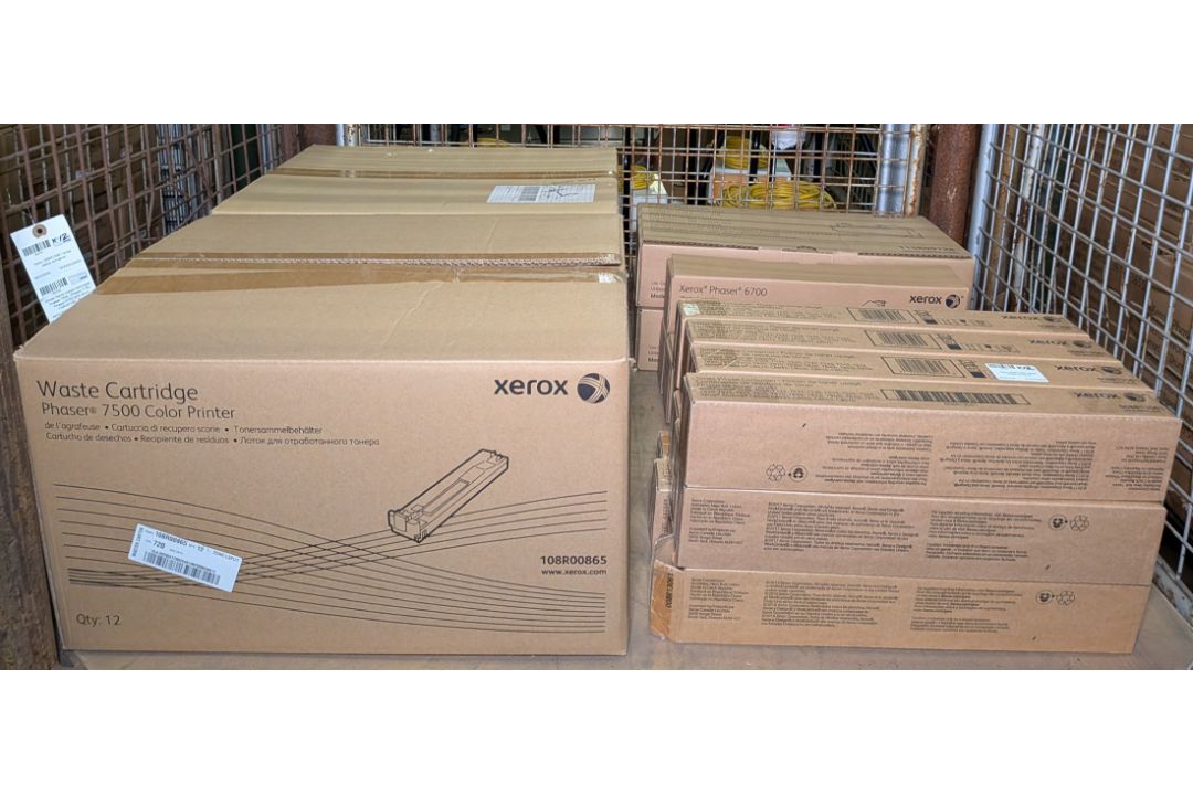 Mixed Xerox waste cartridges, Phaser 7500, Phaser 7100, Phaser 6700 and more - see description - Image 1 of 11