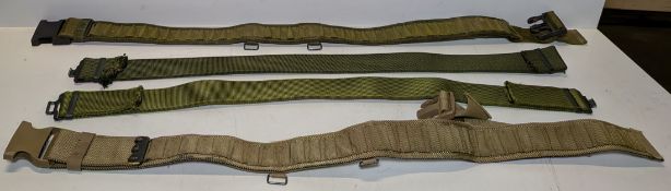 50x British Forces belts - various types and sizes