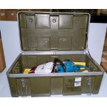 Makita DCS5000 professional 50cc petrol chainsaw with accessories in carry case