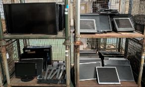 Various computer monitor equipment - HP, LG, AOC, NEC, KME, Benq, Samsung - see desc.