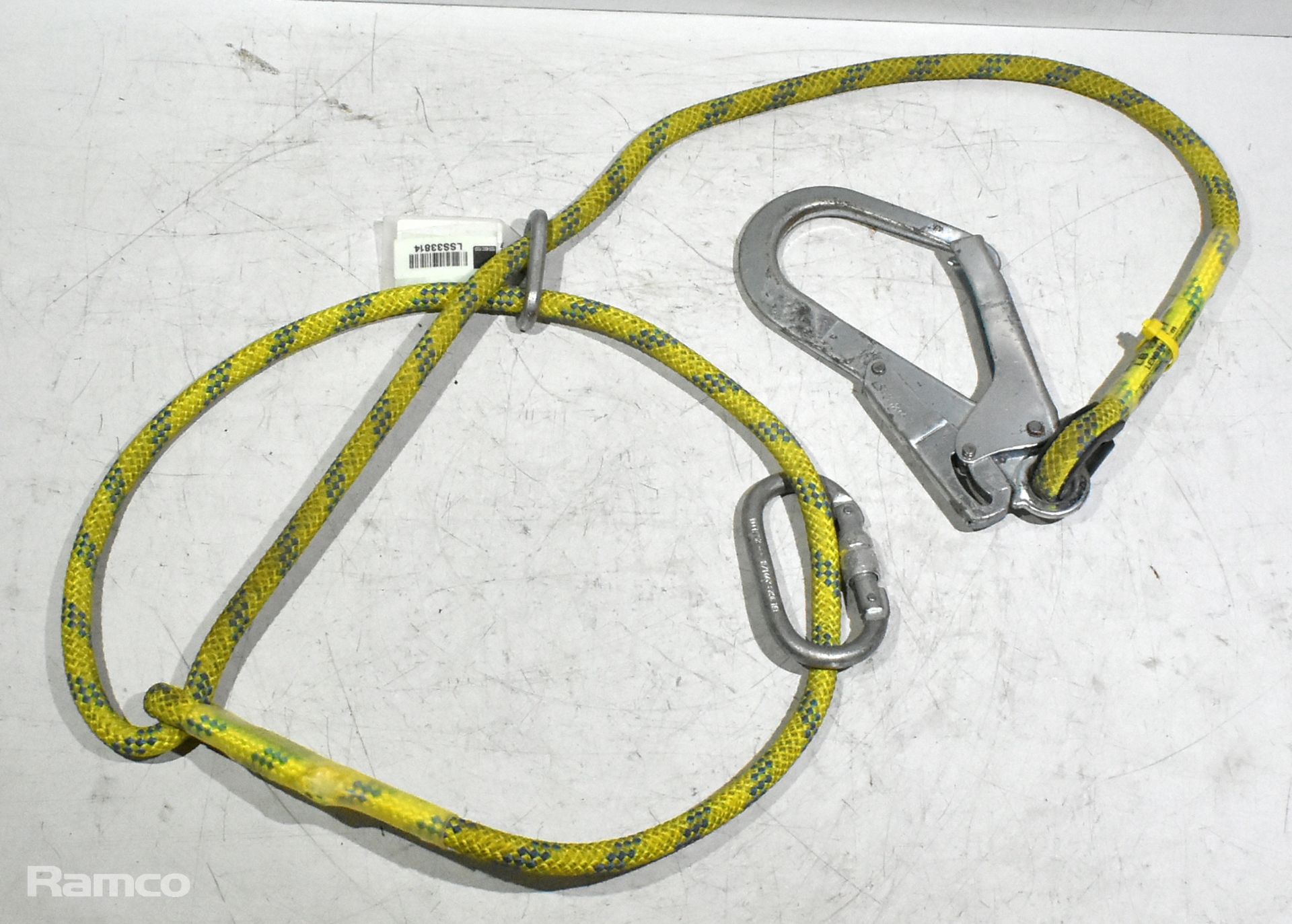 8x G-Force LB 100 17 1.7m universal adjustable safety lanyards with scaffold hook - Image 2 of 5