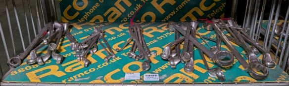 5x bundles of ring spanners - mixed sizes