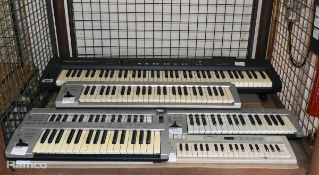 Roland & Yamaha MIDI keyboard controllers - 6x Roland & 2x Yamaha - see desc.