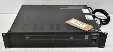 Yamaha DA824 D/A converter fitted with MY8-AE AES / EBU interface card - W 480 x D 360 x H 90mm