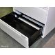 4 drawer filing cabinet - W 900 x D 460 x H 1310mm - NO KEYS - Image 4 of 7
