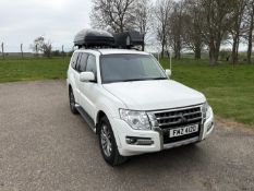Mitsubishi Shogun 4 Work SG2 DI-D LWB – FMZ4120 (NI) – 2016 – 156480 miles – white