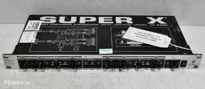 Behringer Super X crossover unit with multiband limiter - W 480 x D 220 x H 45mm