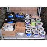 Mixed electrical cables on reel - 37 units