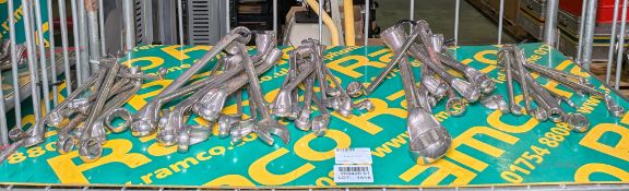5x bundles of ring spanners - mixed sizes