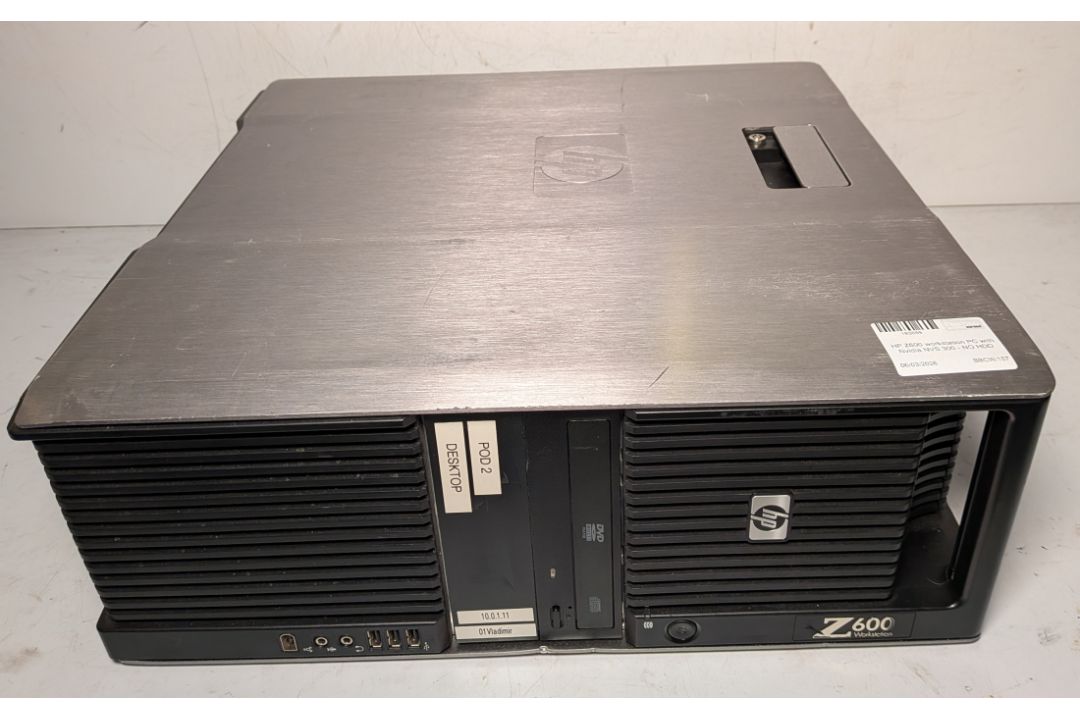 2x HP Z600 workstation PCs with Nvidia NVS 300 - NO HDD - see description - Image 11 of 20