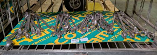 5x bundles of ring spanners - mixed sizes