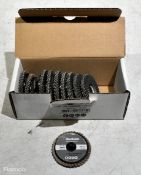 40x boxes of Roebuck 866465 quickchange mini-zirconium discs - 120 grit - 50mm - 10 per box