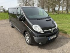 Vauxhall Vivaro 2900 Sportive CDTI – EO13 CZZ – 2013 – 109330 miles – black