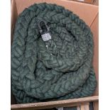 Fibre soft eye deplaning rope - 70mm x 27.4m