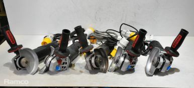 5x Metabo WP 11-125 Quick 110V 4.5