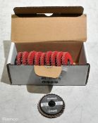 40x boxes of Roebuck 866468 quickchange mini-ceramic discs - 60 grit - 50mm - 10 per box