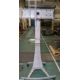 2x Unicol mobile TV/monitor silver stands with 1 adjustable shelf - W 884 x D 660 x H 1890mm - Image 2 of 14