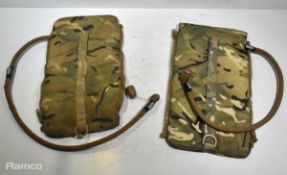 10x British Army MTP hydration zip pouches pack side - may include 3L & 7.5L