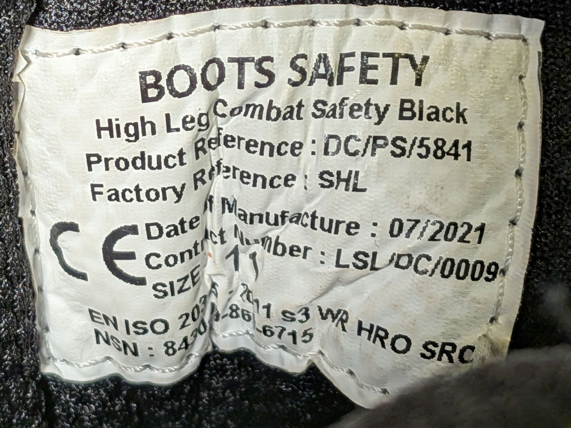 10x Steel toe cap boots - paired - Image 6 of 8