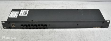 Kramer VS-81AV 8-way video / audio switcher - W 480 x D 120 x H 45mm