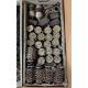 Workshop consumables in metal storage trays - heavy duty bolts, nuts, washers, chains - approx 820kg - Image 5 of 17