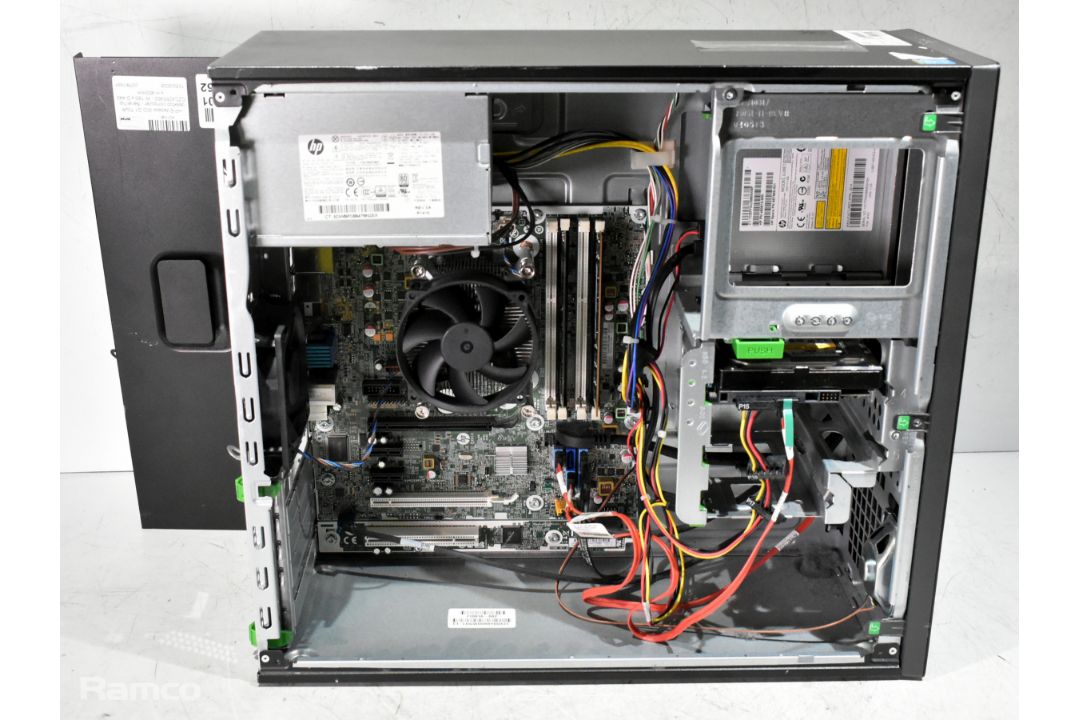 HP Elitedesk 800 G1 TWR desktop computer - Serial No: CZC4255460 - W 180 x D 440 x H 400mm - Image 2 of 4