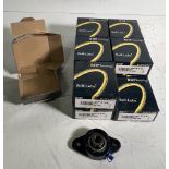 12x RHP Bearings SFT12 2 hole flanged bearings - 12mm inner diameter