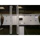 2x Unicol mobile TV/monitor silver stands with 1 adjustable shelf - W 884 x D 660 x H 1890mm - Image 3 of 14