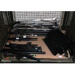 Assorted music and speaker stands - full details in the description