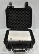 Canopus Twinpact 100 digital video converter and power cable with Peli 1200 case